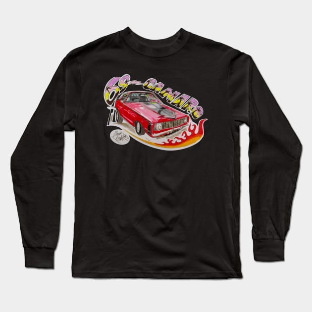 Ray’s Camaro Long Sleeve T-Shirt by Popoffthepage
